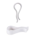 Pant Strut Clip  Import White - 500 / bx