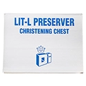 Lit-L Preserver Box Christening-White